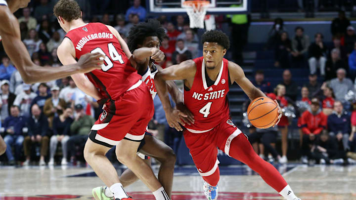 NC State basketball guard LJ Thomas