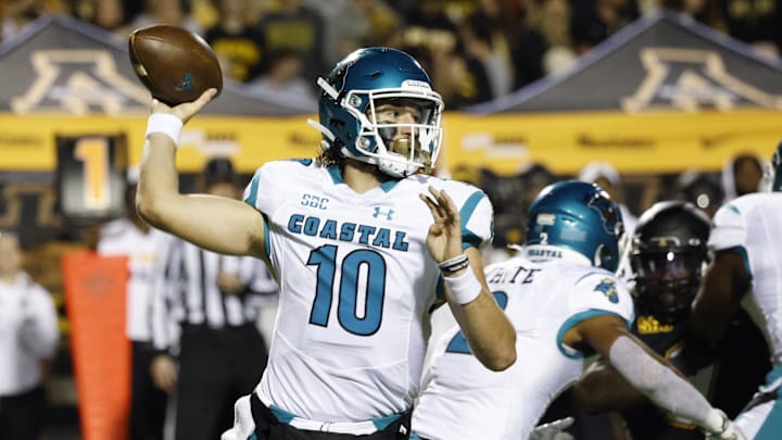 Coastal Carolina Chanticleers quarterback Grayson McCall.