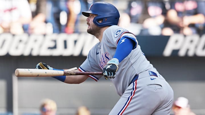 Texas Rangers first baseman Jake Burger.