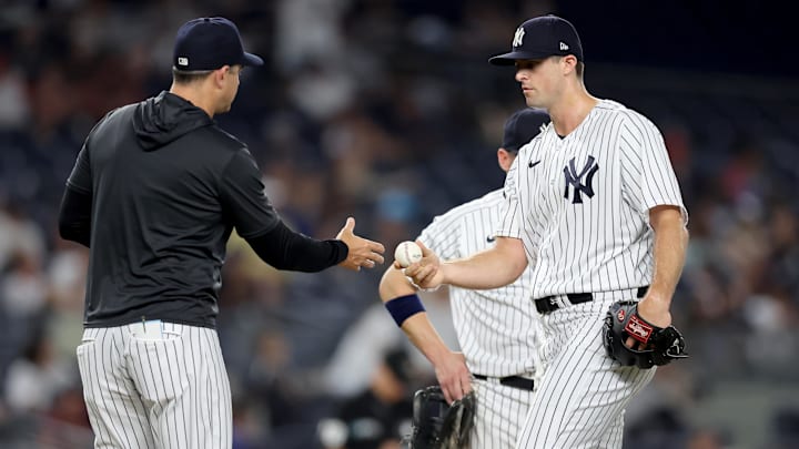 New York Yankees relief pitcher Clay Holmes.