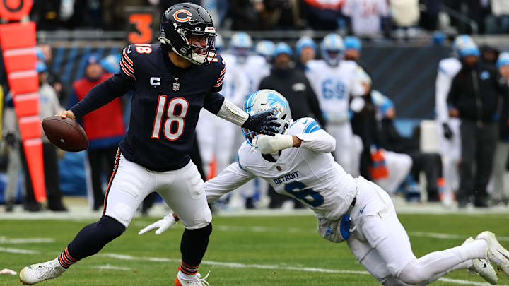 There are several areas Caleb Williams must improve and key among them is the times he affects his own sack totals.