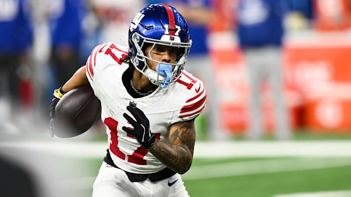 New York Giants wide receiver Wan'Dale Robinson (17) New York Giants wide receiver Wan'Dale Robinson (17)
