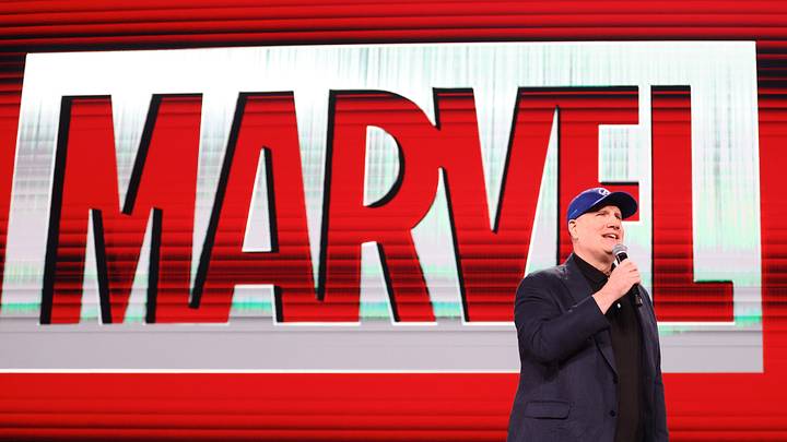 Kevin Feige, President of Marvel Studios, speaks during Day 2 of the D23 Brazil: A Disney Experience at Transamerica Expo Center on November 09, 2024 