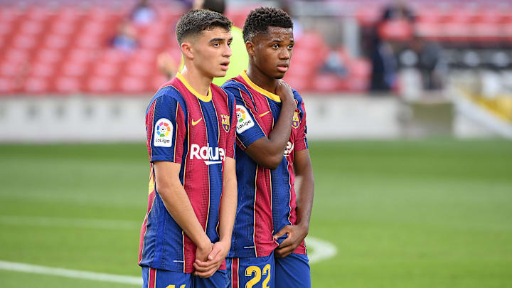 Pedri e Ansu Fati, do Barcelona, estão na lista | FBL-ESP-LIGA-BARCELONA-REAL MADRID