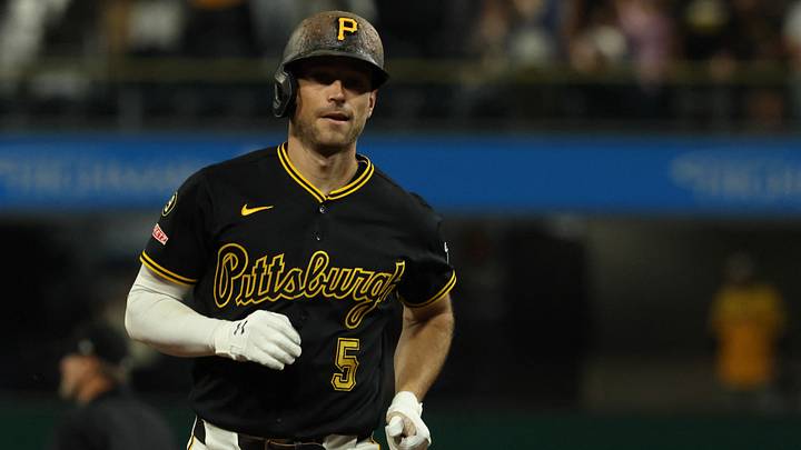 Sep 19, 2026; Pittsburgh, Pennsylvania, USA; Pittsburgh Pirates second baseman Brandon Lowe (5) circles the bases on a game winning two-run home run against the Kansas City Royals during the eighth inning at PNC Park. Mandatory Credit: Charles LeClaire-Imagn Images Sep 19, 2026; Pittsburgh, Pennsylvania, USA; Pittsburgh Pirates second baseman Brandon Lowe (5) circles the bases on a game winning two-run home run against the Kansas City Royals during the eighth inning at PNC Park. Mandatory Credit: Charles LeClaire-Imagn Images