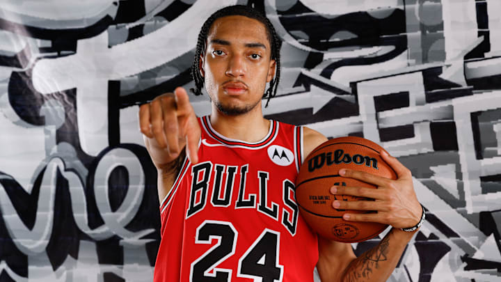2025 NBA Rookie Photo Shoot, Noa Essengue Chicago Bulls