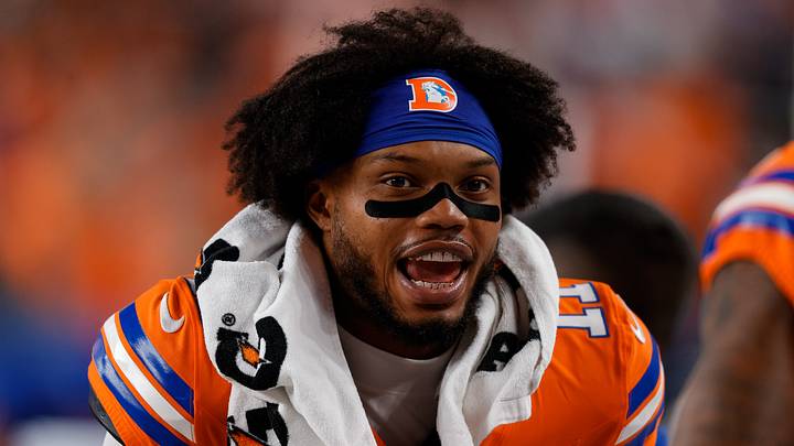 Denver Broncos wide receiver Troy Franklin 