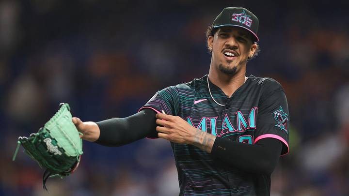Miami Marlins starting pitcher Eury Perez Miami Marlins starting pitcher Eury Perez