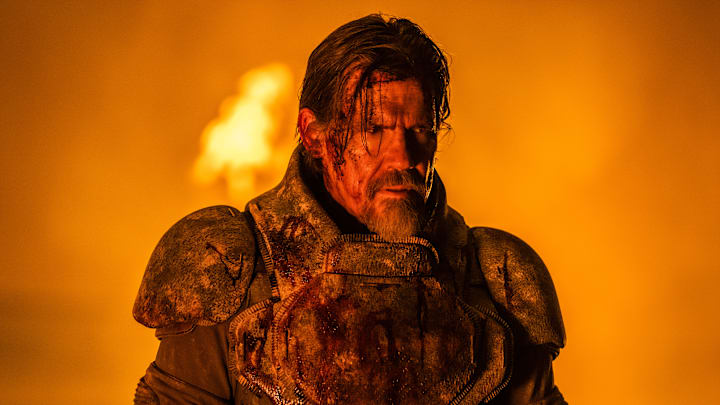 JOSH BROLIN as Gurney Halleck in Warner Bros. Pictures and Legendary Pictures’ action adventure “DUNE: PART TWO,” a Warner Bros. Pictures release. Photo Credit: Niko Tavernise © 2023 Warner Bros. Entertainment Inc. All Rights Reserved.