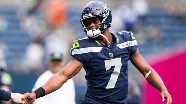 Seattle Seahawks quarterback Geno Smith.