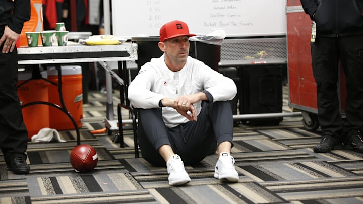 San Francisco 49ers head coach Kyle Shanahan
