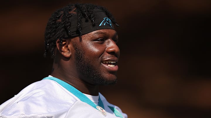 Carolina Panthers offensive tackle Ikem Ekwonu
