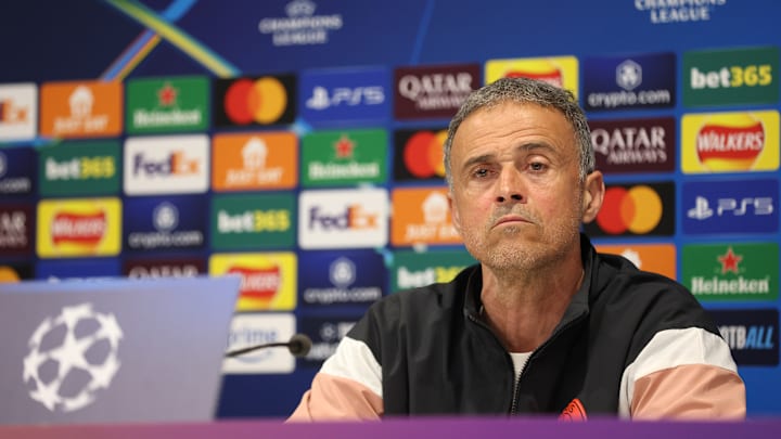 Paris Saint-Germain Training Session And Press Conference - UEFA Champions League 2024/25 Round of