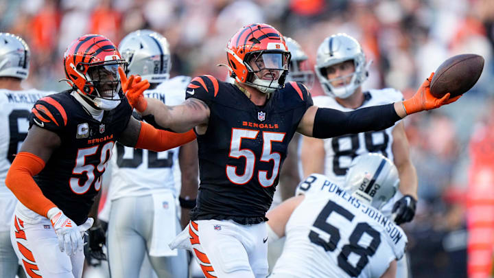 Cincinnati Bengals linebacker Logan Wilson.