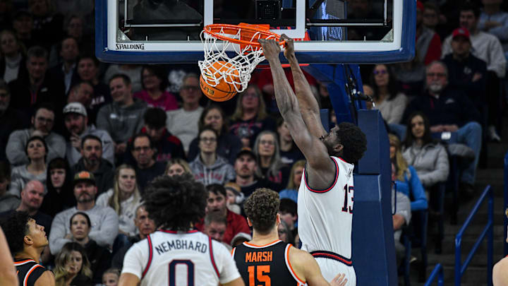 Gonzaga senior forward Graham Ike.