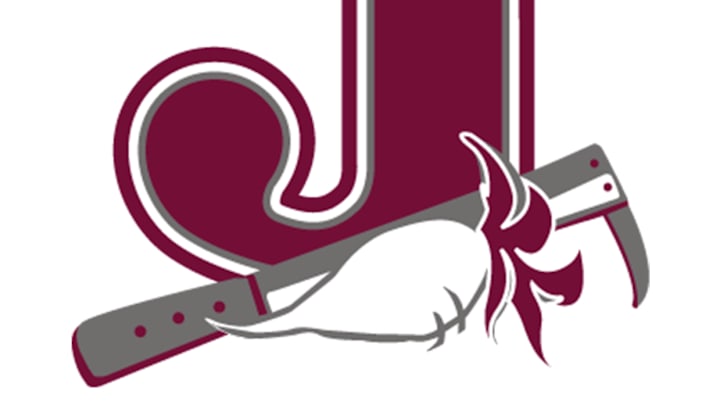 It might not be obvious outside Jordan High School in Utah, but pictured here are a sugar beet and a digger.