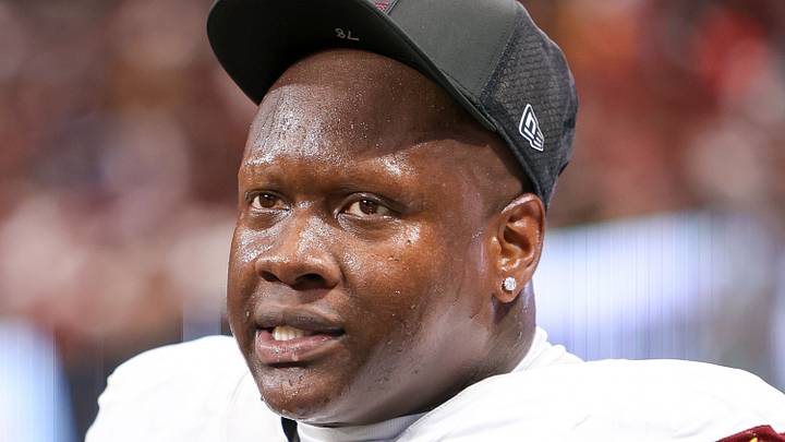 Washington Commanders offensive tackle Laremy Tunsil Washington Commanders offensive tackle Laremy Tunsil