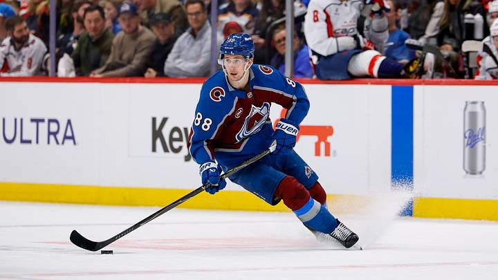 Jan 19, 2026; Denver, Colorado, USA; Colorado Avalanche center Martin Necas (88) controls the puck in the second period against the Washington Capitals at Ball Arena. Mandatory Credit: Isaiah J. Downing-Imagn Images Jan 19, 2026; Denver, Colorado, USA; Colorado Avalanche center Martin Necas (88) controls the puck in the second period against the Washington Capitals at Ball Arena. Mandatory Credit: Isaiah J. Downing-Imagn Images