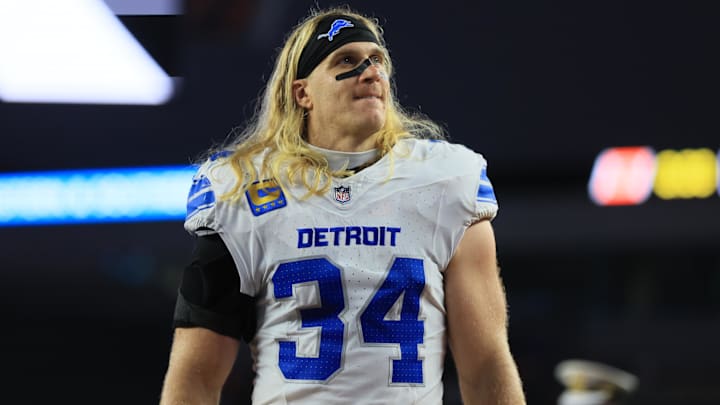 Detroit Lions linebacker Alex Anzalone Detroit Lions linebacker Alex Anzalone