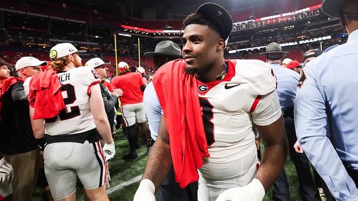 Dec 6, 2025; Atlanta, GA, USA; Georgia Bulldogs linebacker CJ Allen (3) looks on after the game against the Alabama Crimson Tide during the 2025 SEC Championship game at Mercedes-Benz Stadium. Mandatory Credit: Brett Davis-Imagn Images Dec 6, 2025; Atlanta, GA, USA; Georgia Bulldogs linebacker CJ Allen (3) looks on after the game against the Alabama Crimson Tide during the 2025 SEC Championship game at Mercedes-Benz Stadium. Mandatory Credit: Brett Davis-Imagn Images