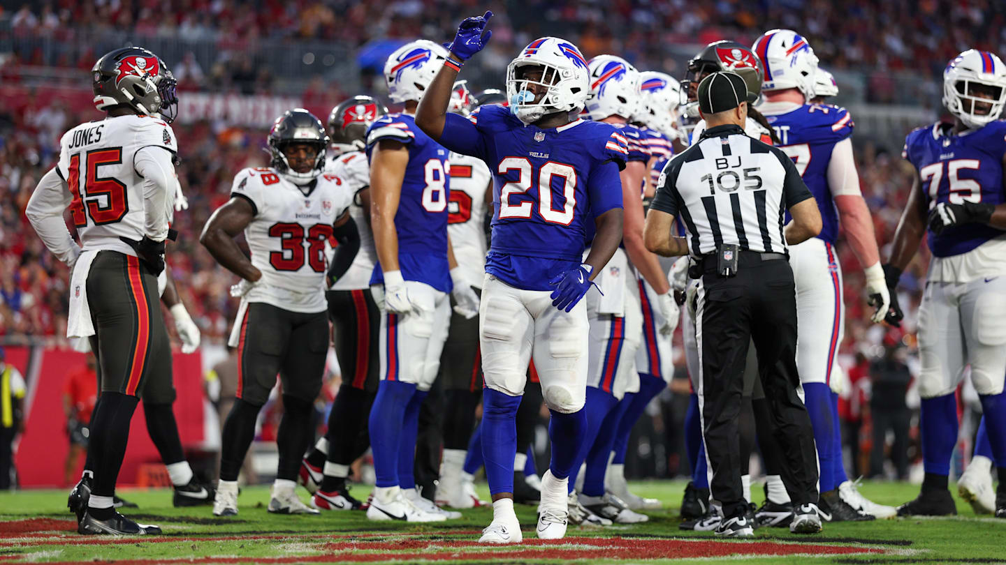 Bills elevate RB royalty, edge rush help for Sunday's playoff opener vs. Jaguars