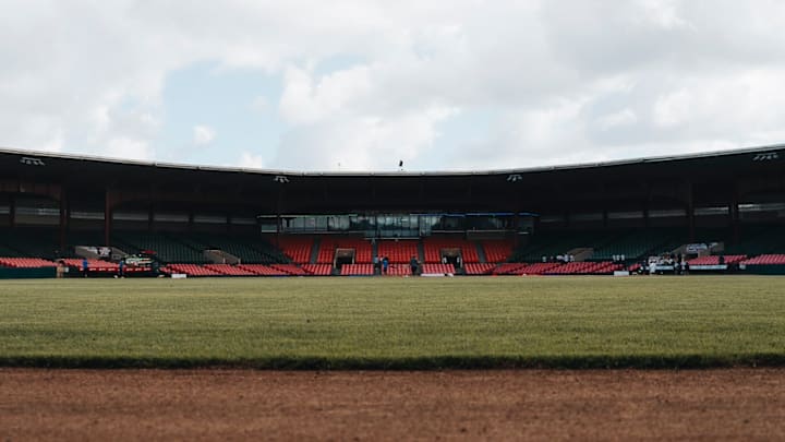 Yldefonso Solá Morales Stadium in Caguas. Yldefonso Solá Morales Stadium in Caguas.