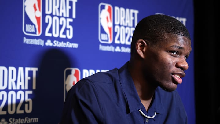 2025 NBA Draft - Content Circuit, Media Availability and Portraits; Former Duke basketball commit Cedric Coward