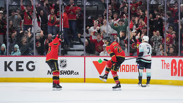 Jordan Spence, Dylan Cozens, Ottawa Senators