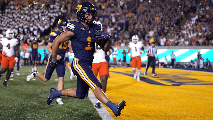 Jaydn Ott scores one of his two touchdowns vs. Miami