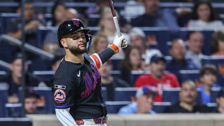 Sep 18, 2026; New York City, New York, USA;  New York Mets third baseman Bo Bichette (19) during the game against the  Philadelphia Phillies at Citi Field. Mandatory Credit: Wendell Cruz-Imagn Images