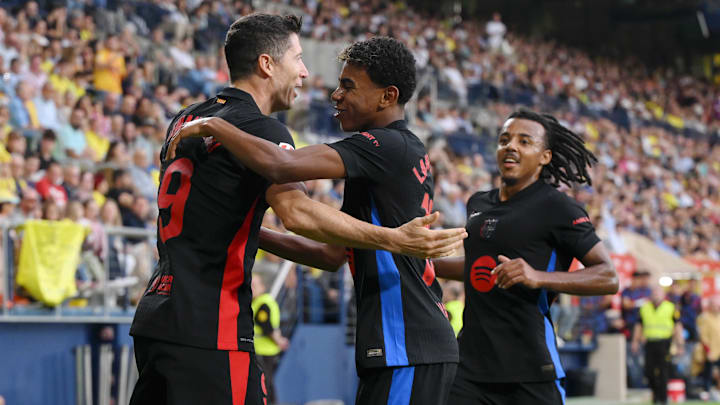 Robert Lewandowski, Lamine Yamal