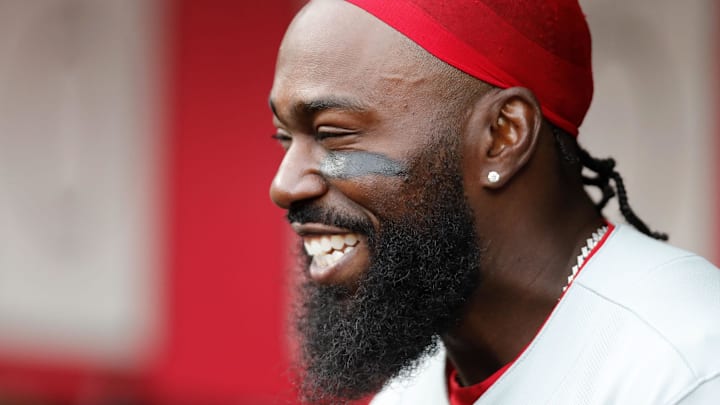 Cincinnati Reds third baseman Josh Harrison (2) watches