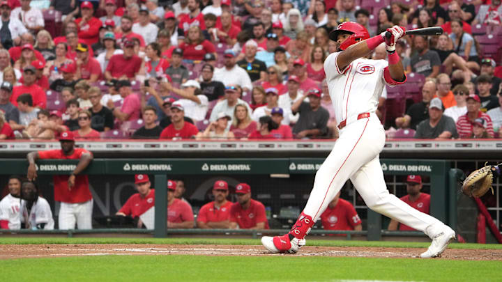 Cincinnati Reds outfielder Rece Hinds Cincinnati Reds outfielder Rece Hinds