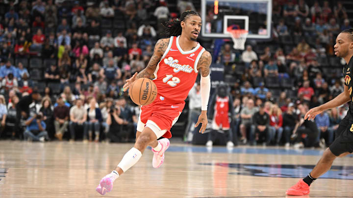 Memphis Grizzlies point guard Ja Morant. Memphis Grizzlies point guard Ja Morant.