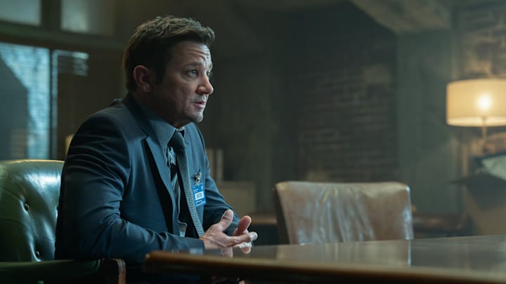 Jeremy Renner as Mike McLusky in Mayor of Kingstown episode 1, season 4, streaming on Paramount+, 2025. Credit: Dennis P. Mong Jr./Paramount+