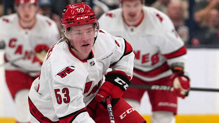 Carolina Hurricanes v Columbus Blue Jackets