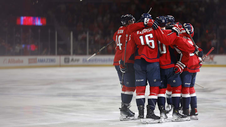 Lars Eller, Washington Capitals Mandatory Credit: Geoff Burke-Imagn Images