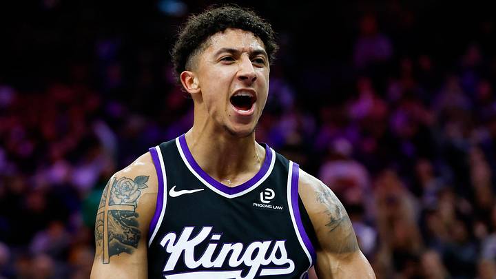 Jan 20, 2026; Sacramento, California, USA; Sacramento Kings guard Nique Clifford (5) reacts after scoring against the Miami Heat during the fourth quarter at Golden 1 Center. Mandatory Credit: Sergio Estrada-Imagn Images Jan 20, 2026; Sacramento, California, USA; Sacramento Kings guard Nique Clifford (5) reacts after scoring against the Miami Heat during the fourth quarter at Golden 1 Center. Mandatory Credit: Sergio Estrada-Imagn Images