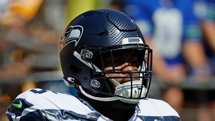 Anthony Bradford of the Seattle Seahawks