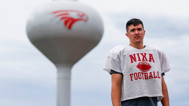 Nixa High School freshman Jackson Cantwell is a 6-foot-8 multi-sport athlete and has already scored a 33 on the ACT.

Tnixa Football00009