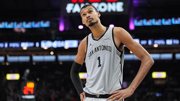 San Antonio Spurs forward Victor Wembanyama