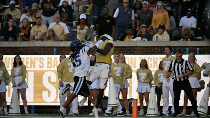 Georgia Tech wide reciever Leo Blackburn