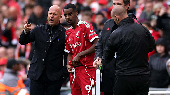 Alexander Isak appeared off the bench in Saturday’s win over Everton.