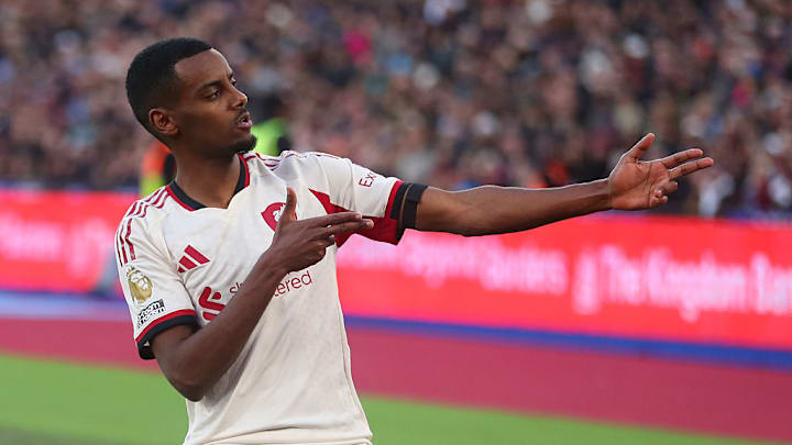 Alexander Isak scored his first Premier League goal for Liverpool.