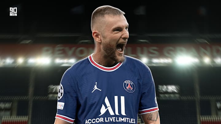 Milan Škriniar, défenseur de l'Inter pisté par le PSG