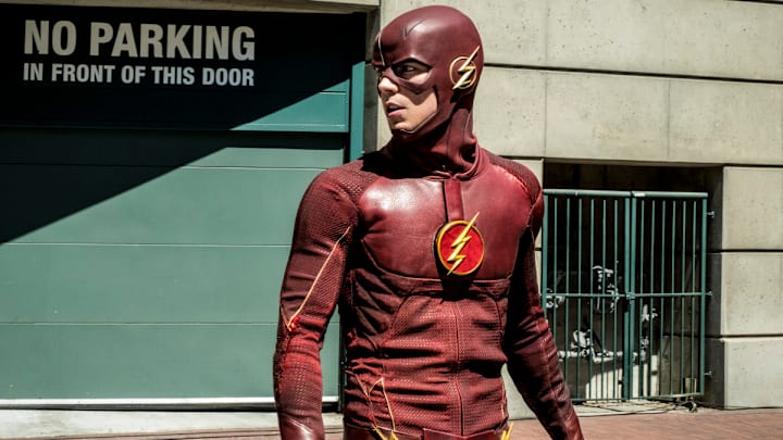 The Flash -- "Nora" -- Image Number: FLA501b_0031b.jpg -- Pictured: Grant Gustin as The Flash -- Photo: Katie Yu/The CW -- ÃÂ© 2018 The CW Network, LLC. All rights reserved