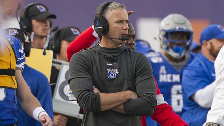 Memphis Tigers head coach Mike Norvell Memphis Tigers head coach Mike Norvell