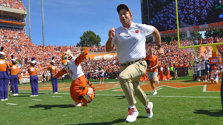 Clemson Tigers head coach Dabo Swinney