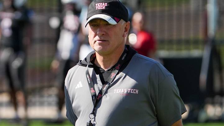 Texas Tech head coach Joey McGuire. Texas Tech head coach Joey McGuire.