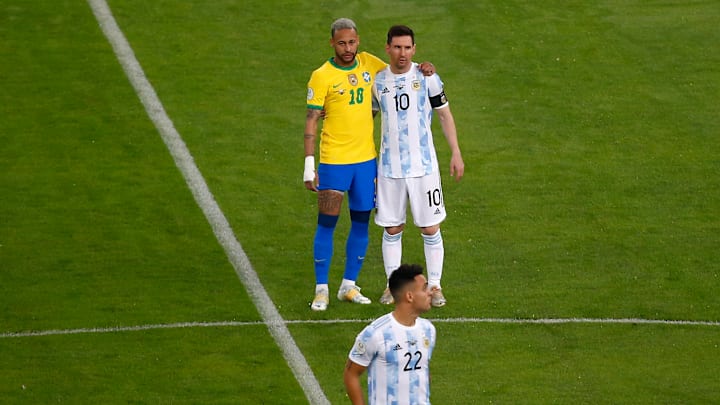 Neymar Jr., Lionel Messi, Lautaro Martinez